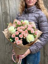 Букет цветов из:  Розы в Середе