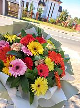 Букет цветов из:  Герберы #REPLACE_PRED# Середе