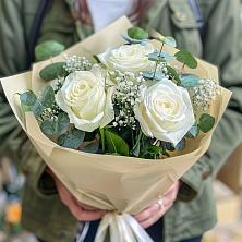 Букет цветов из:  Розы в Середе